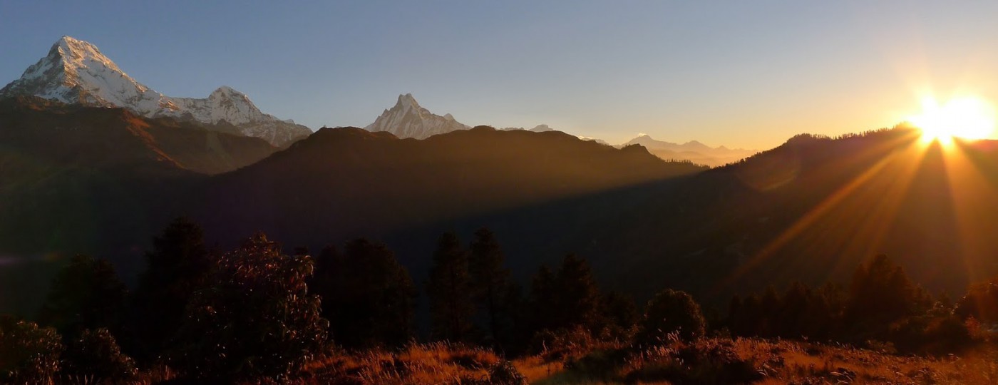 Vista Del Amanecer Annapurna